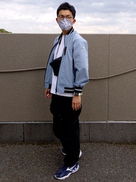 「Johnbull Private labo（ジョンブルプライベートラボ）のアイテム（オールインワン・サロペット）」を使った、YUSUKEさん（メンズ・178cm）の春コーディネート