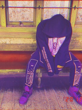 「HBA（フードバイエアー）のアイテム」を使った、kazu0218kicksさん（メンズ・172cm）の冬コーディネート