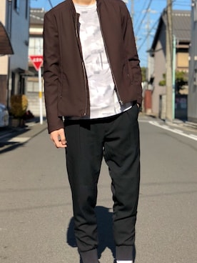 こじまさんさん（メンズ・173cm）の秋コーディネート