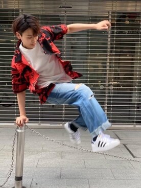 Linさん（メンズ・177cm）の春コーディネート