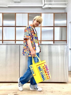 Linさん（メンズ・177cm）の夏コーディネート