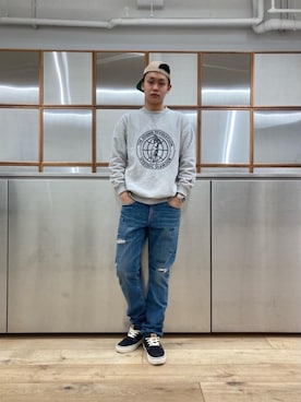 Linさん（メンズ・177cm）の春コーディネート