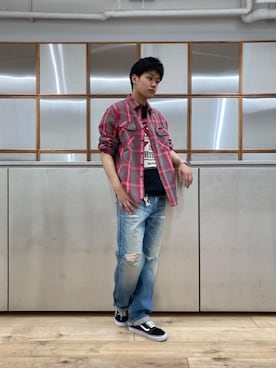 Linさん（メンズ・177cm）の春コーディネート