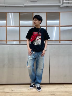 Linさん（メンズ・177cm）の春コーディネート