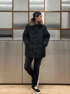 Linさん（メンズ・177cm）の冬コーディネート