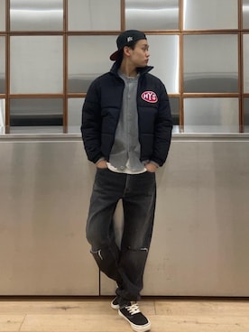 Linさん(メンズ・177cm)の冬コーディネート