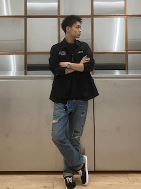 Linさん（メンズ・177cm）の秋コーディネート