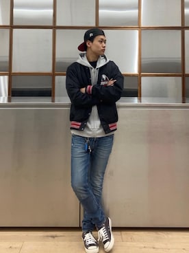 Linさん（メンズ・177cm）の秋コーディネート