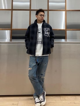 Linさん（メンズ・177cm）の秋コーディネート