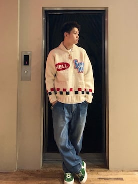 Linさん（メンズ・177cm）の冬コーディネート