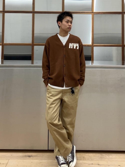 【希少】HYSTERIC STEEL 編込 カーディガン HYSTERIC GLAMOUR（ヒステリックグラマー）の「HYSTERIC STEEL編