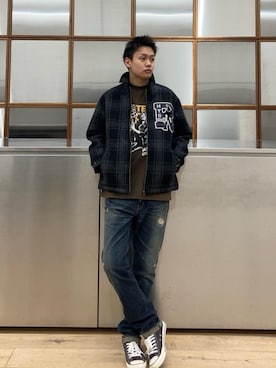 Linさん(メンズ・177cm)の冬コーディネート