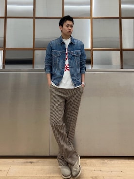 Linさん（メンズ・177cm）の春コーディネート