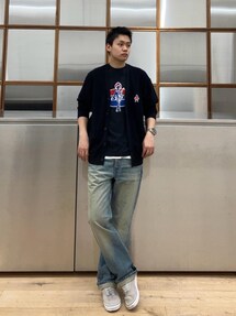 ヒステリックグラマー ダメージ加工　フレアデニム　ブーツカット HYSTERIC GLAMOUR（ヒステリックグラマー）の「ブーツカット