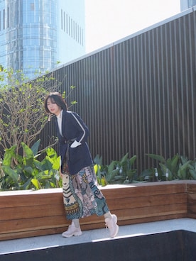 「initial（イニシャル）のアイテム（スカート）」を使った、Yukiii97さん（レディース・166cm）の冬コーディネート