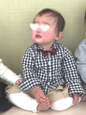 おまちゃんさん(キッズ・70cm)の冬コーディネート