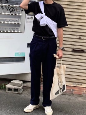 「ミニタリー」｜なるさん（メンズ・183cm）の夏コーディネート