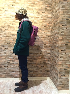 「STARTER BLACK LABEL(スターターブラックレーベル)のアイテム(バッグ)」を使った、RiNc盛岡さん(メンズ・170cm)の春コーディネート