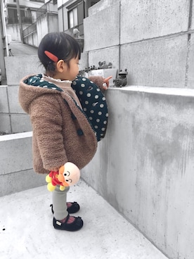 「BIG FIELD（ビッグフィールド）のアイテム」を使った、____khr.sさん（レディース・80cm）の冬コーディネート