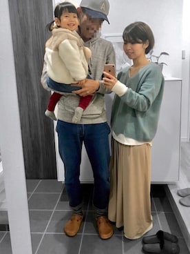 「アイテム（モッズコート、ブルー系）」を使った、____khr.sさん（メンズ・180cm）の冬コーディネート