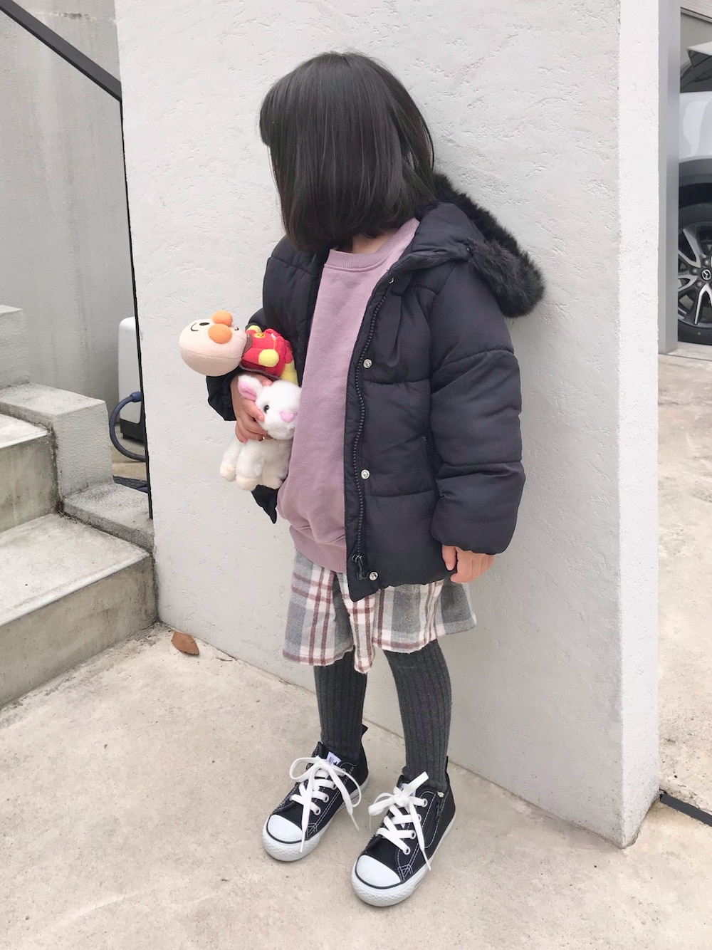 Bee des Bee ダウン　中綿コート　１２０ Bee des Beeのダウンジャケット⁄コートを使った人気ファッション