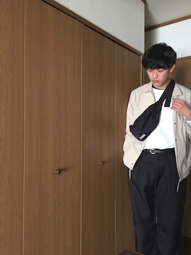 「平成最後のWEARISTAセンバツ」｜「アイテム（その他アウター）」を使った、takさん（メンズ・179cm）の春コーディネート