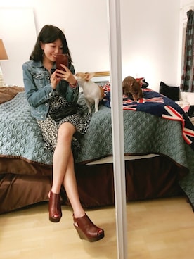 「ESPRIT（エスプリ）のアイテム（ジャケット/アウター）」を使った、Gummy Gabさん（レディース・155cm）の春コーディネート