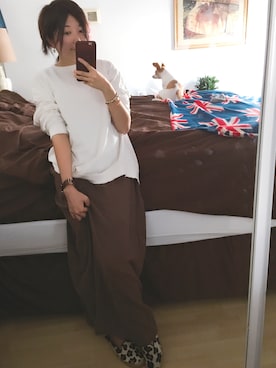 「MIGRATE（ミグレイト）のアイテム」を使った、Gummy Gabさん（レディース・155cm）の春コーディネート