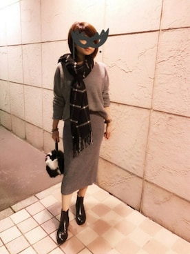 「J.M. WESTON（ジェイエムウエストン）のアイテム」を使った、micoさん（レディース・157cm）の秋コーディネート