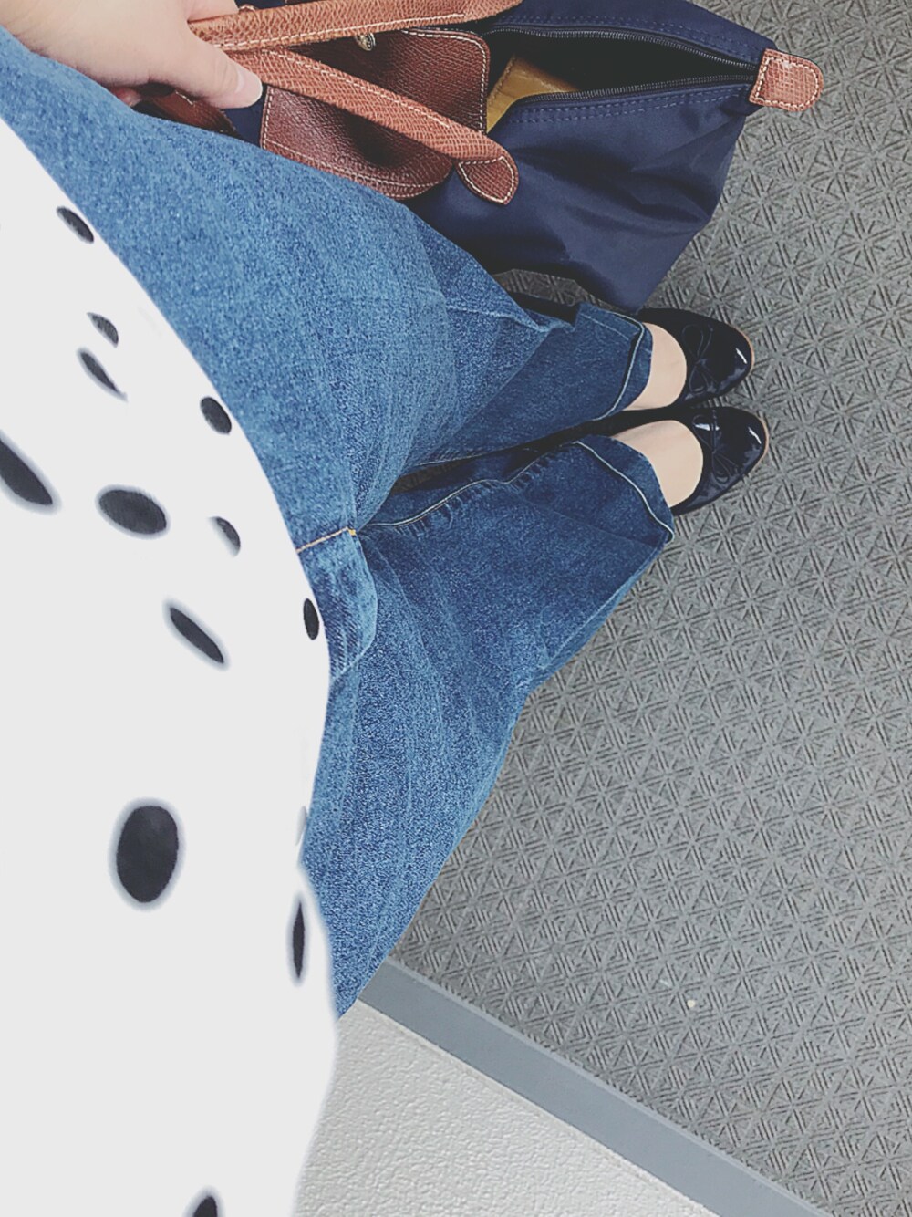 IENA（イエナ）の「デニムクロップドトラウザーパンツ◇（デニムパンツ  