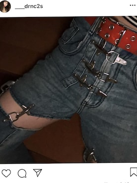 「M.Y.O.B（エム.ワイ.オー.ビー）のアイテム（パンツ）」を使った、Yさん（レディース・155cm）の秋コーディネート