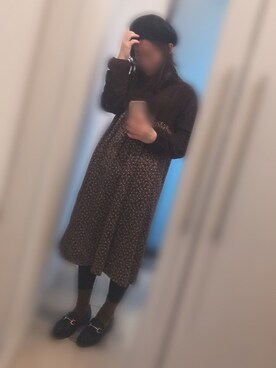 「さむくなってきましたね」｜nachiさん（レディース・148cm）の秋コーディネート