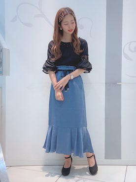 「マジェスティックレゴン天神ソラリアプラザ店」｜るんさん（レディース・163cm）の秋コーディネート