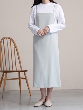 「MODE ROBE（モードローブ）のアイテム（ワンピース/ドレス）」を使った、MODEROBE.OFFICIALさん（レディース・169cm）の春コーディネート