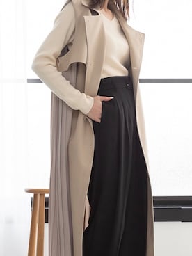 「MODE ROBE（モードローブ）のアイテム」を使った、MODEROBE.OFFICIALさん（レディース・165cm）の春コーディネート