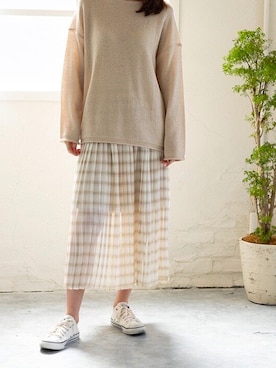 「モノトーン」｜MODEROBE.OFFICIALさん（レディース・165cm）の春コーディネート