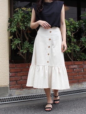 MODEROBE.OFFICIALさん(レディース・165cm)の夏コーディネート