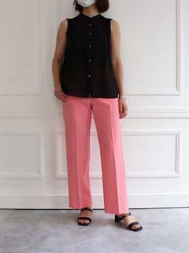 「MODE ROBE（モードローブ）のアイテム」を使った、MODEROBE.OFFICIALさん（レディース・165cm）の夏コーディネート