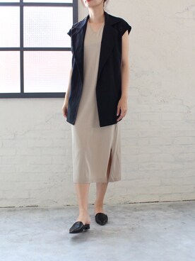 「MODE ROBE（モードローブ）のアイテム」を使った、MODEROBE.OFFICIALさん（レディース・165cm）の夏コーディネート