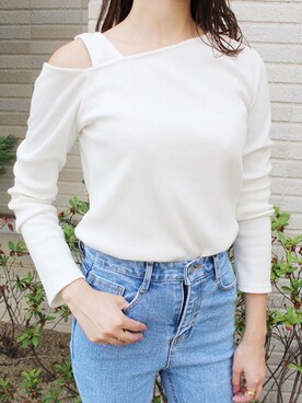 「MODE ROBE（モードローブ）のアイテム」を使った、MODEROBE.OFFICIALさん（レディース・165cm）の秋コーディネート