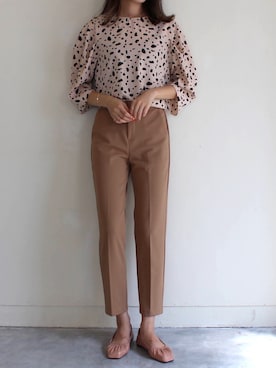 「MODE ROBE（モードローブ）のアイテム」を使った、MODEROBE.OFFICIALさん（レディース・165cm）の秋コーディネート