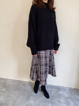 MODEROBE.OFFICIALさん(レディース・165cm)の冬コーディネート