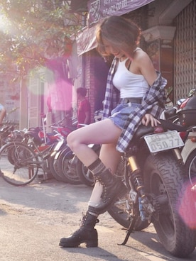 「pattern」｜Mild.Obsessionさん（レディース・159cm）の夏コーディネート