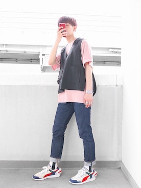 「ADER error（アーダーエラー）のアイテム」を使った、Kazumaさん（メンズ・178cm）の夏コーディネート