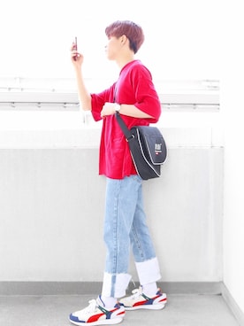 「ADER error（アーダーエラー）のアイテム」を使った、Kazumaさん（メンズ・178cm）の夏コーディネート