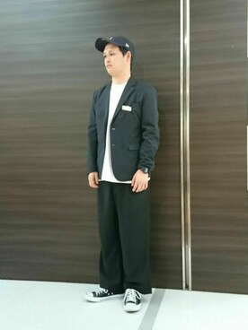 「tk.TAKEO KIKUCHI（ティーケータケオキクチ）のアイテム（帽子）」を使った、tk.TAKEO KIKUCHI 小倉駅前アイム店さん（メンズ・175cm）の春コーディネート