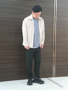 「アイテム（ブルゾン）」を使った、tk.TAKEO KIKUCHI 小倉駅前アイム店さん（メンズ・185cm）の春コーディネート
