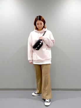 「tk.TAKEO KIKUCHI」｜tk.TAKEO KIKUCHI 小倉駅前アイム店さん（レディース・166cm）の冬コーディネート