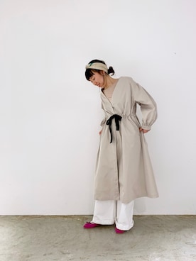 「mystic（ミスティック）のアイテム（その他アウター）」を使った、カガヤさん（レディース・162cm）の冬コーディネート