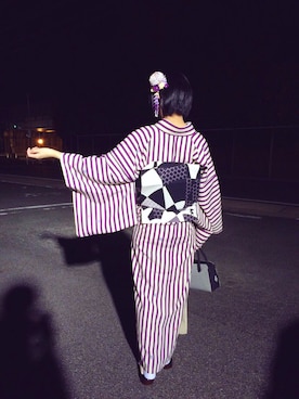「ふりふ（フリフ）のアイテム（ヘアアクセサリー）」を使った、よるねこねるよさん（レディース・163cm）の冬コーディネート